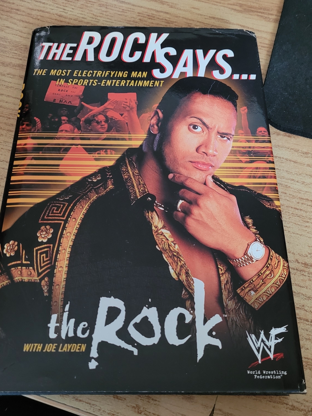 The Rock Says... Hardcover Book
